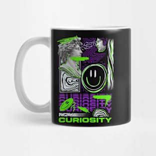 Curiosity pop art surreal Mug